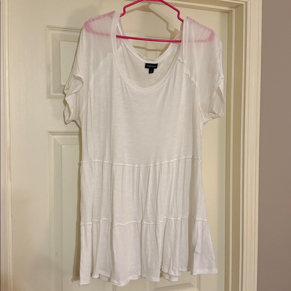 Torrid Classic White Tank Top